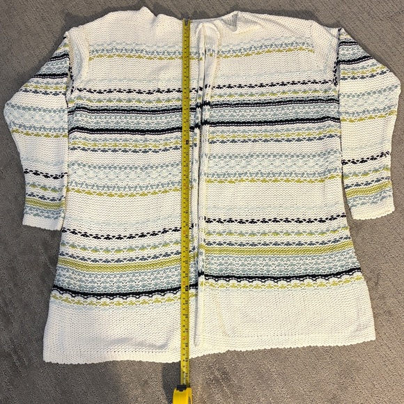J. Jill Multicolor Striped Cardigan - Picture 2 of 10